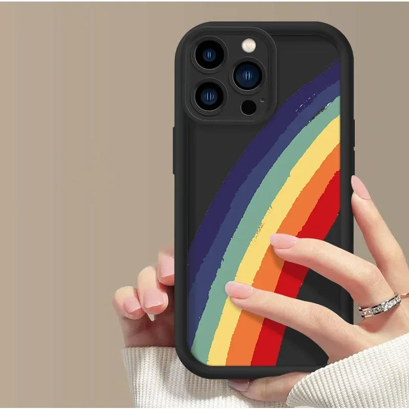 Gay Pride Rainbow Silicone Phone Case