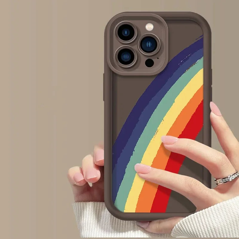 Gay Pride Rainbow Silicone Phone Case