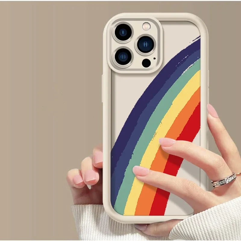 Gay Pride Rainbow Silicone Phone Case