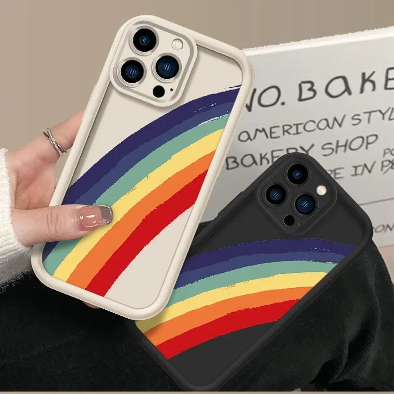 Gay Pride Rainbow Silicone Phone Case