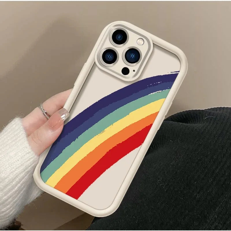 Gay Pride Rainbow Silicone Phone Case